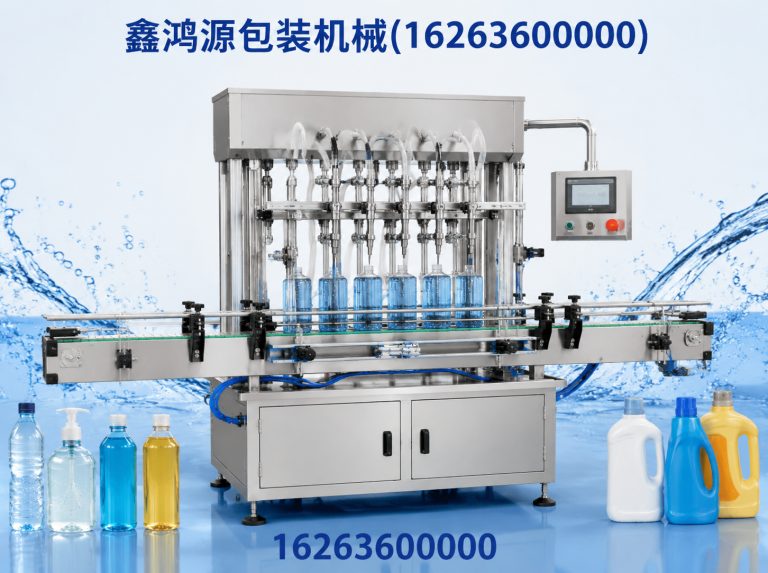 临朐县全自动灌装生产线展示图